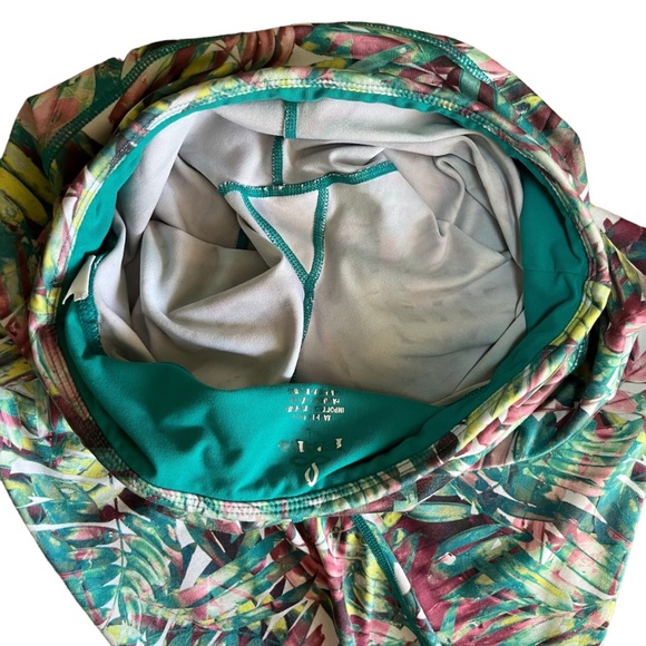 Prana Palm Leaf Crop Yoga Pant/Legging Size Large - Picture 8 of 8